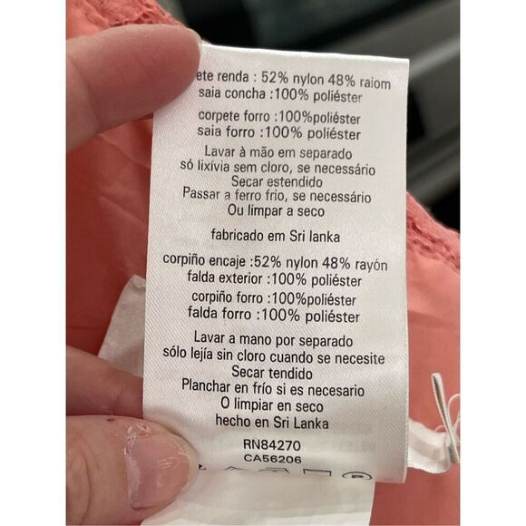 David's Bridal One Shoulder Maxi Dress -Evening Wear - Parfait Pink - Size 14 - Picture 9 of 9